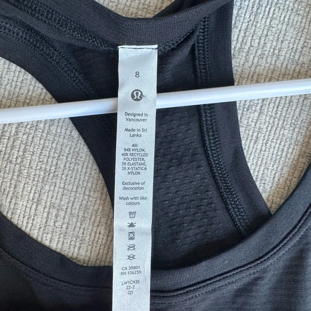 lululemon Swiftly Tank Slightly Cropped